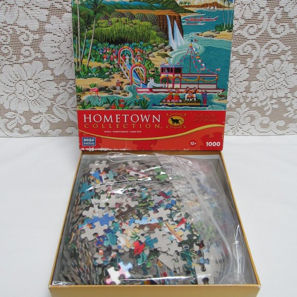 HERONIM Fern Grotto Wedding Jigsaw Puzzle 1000 Pieces Hawaii Theme Mega Puzzles - Picture 4 of 4